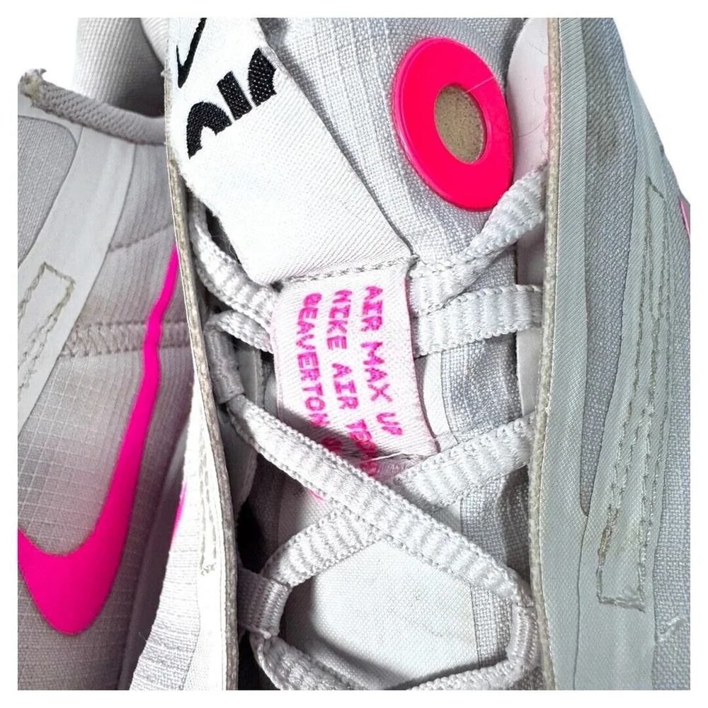 Nike Air Max Up Women's Size‎ 9 White Neon Pink Shoes Sneakers CK7173-001 - Picture 4 of 7